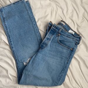 Wedgie straight Levi’s jeans